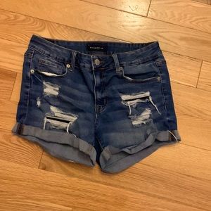 Aeropostale/ Mid Rise Shorts/ Ripped Jean Shorts